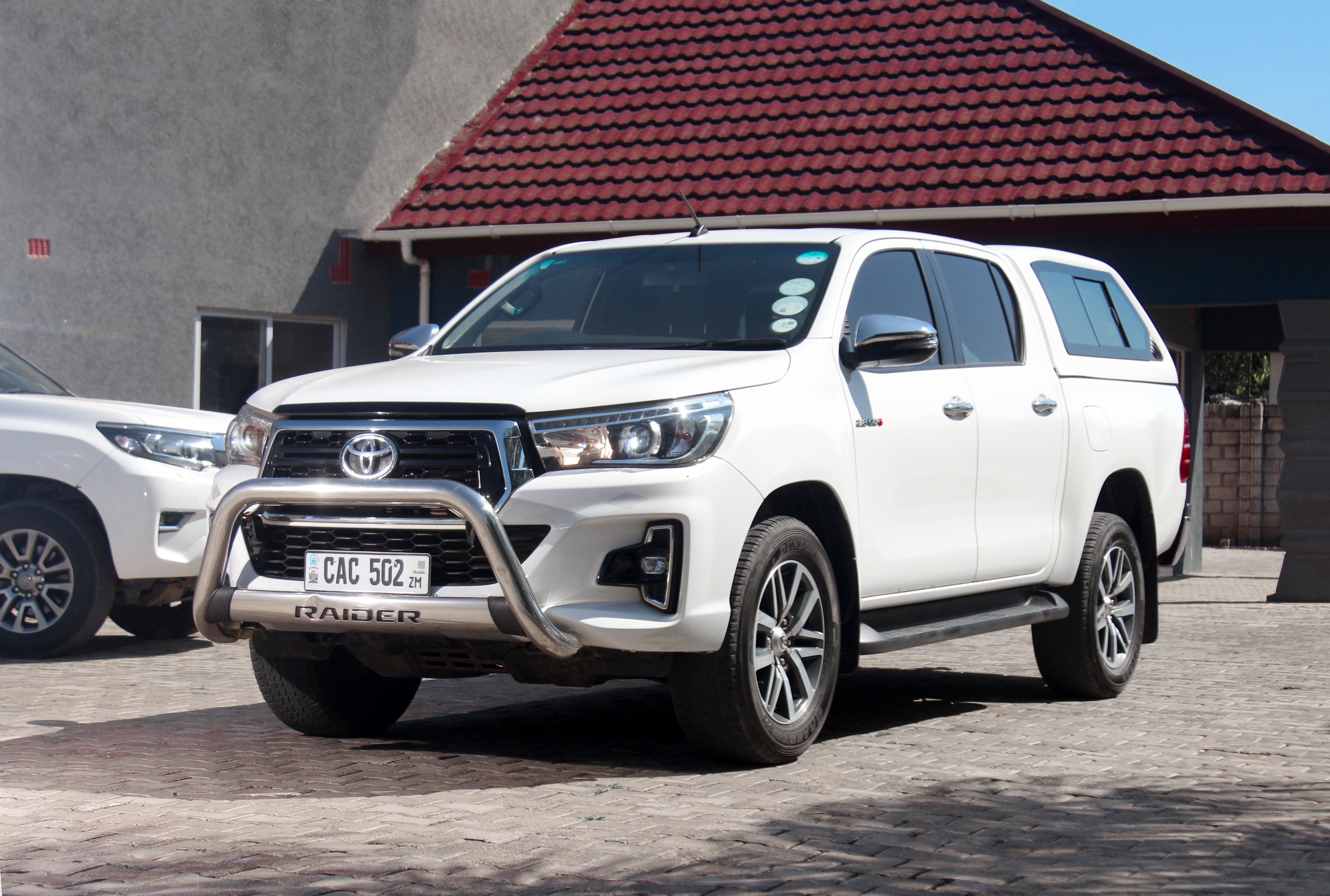 Toyota Hilux on the open road